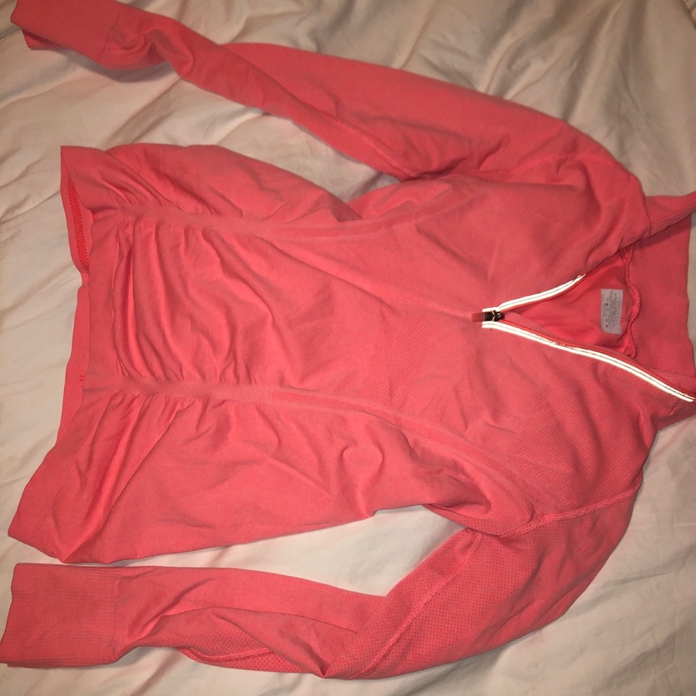 Athleta half-zip long sleeve workout top